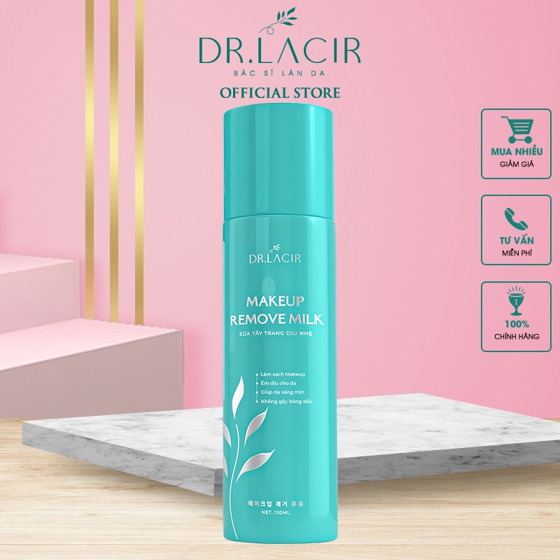 Sữa Tẩy Trang Dịu Nhẹ Lamer DrLacir Makeup Remove Milk 150ml - DR05