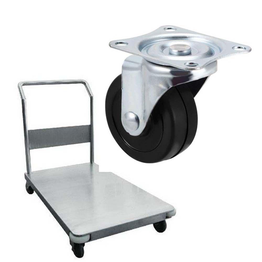 Bánh Xe Thầu Dầu NICKOLAS 45mm 90KG 360 Độ° Bánh Xe Cao Su Chuyên Dụng Cho Nội Thất Văn Phòng