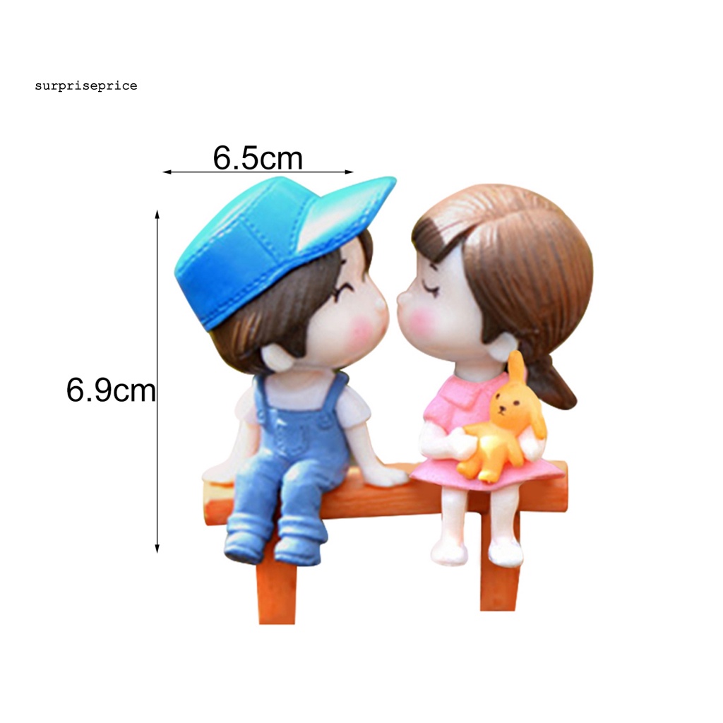 Set 3 Mô Hình Búp Bê Trưng Bày Trang Trí Nhà Cửa