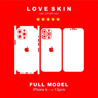 Miếng dán PPF mặt sau lưng iPhone 12promax/13promax - Full lưng viền máy