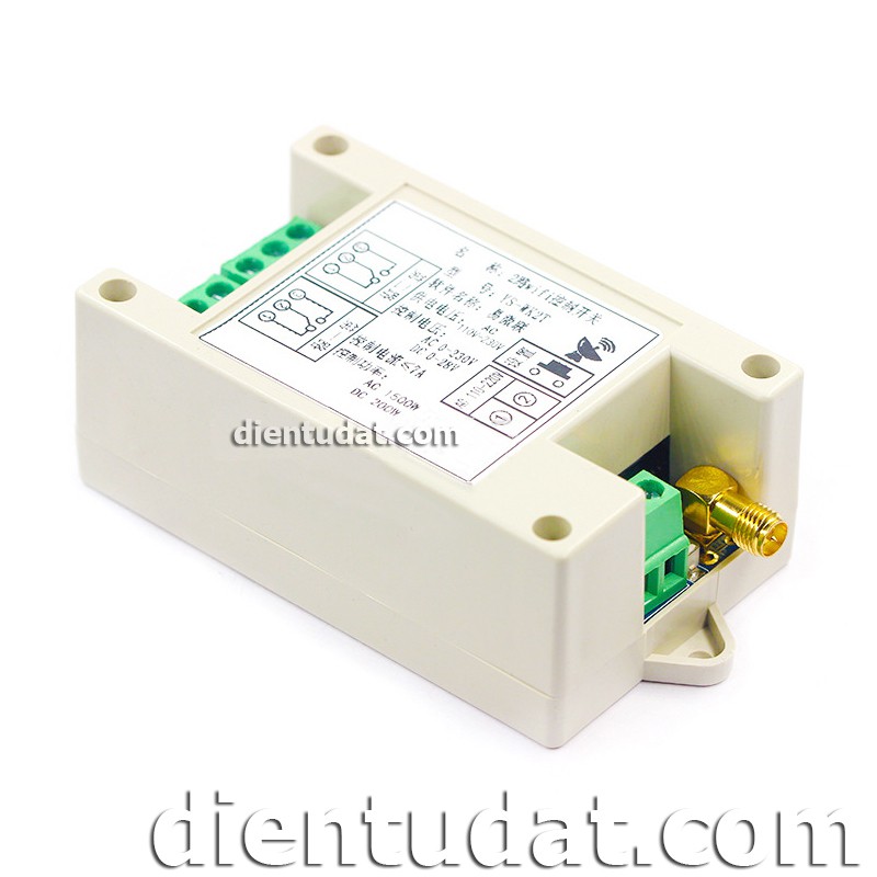 Mạch Điều Khiển 2 Relay Qua Wifi 220VAC - Dùng APP