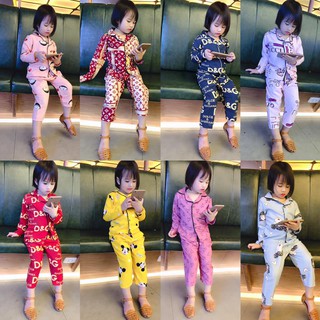Bộ Pizama dài tay cho bé gái