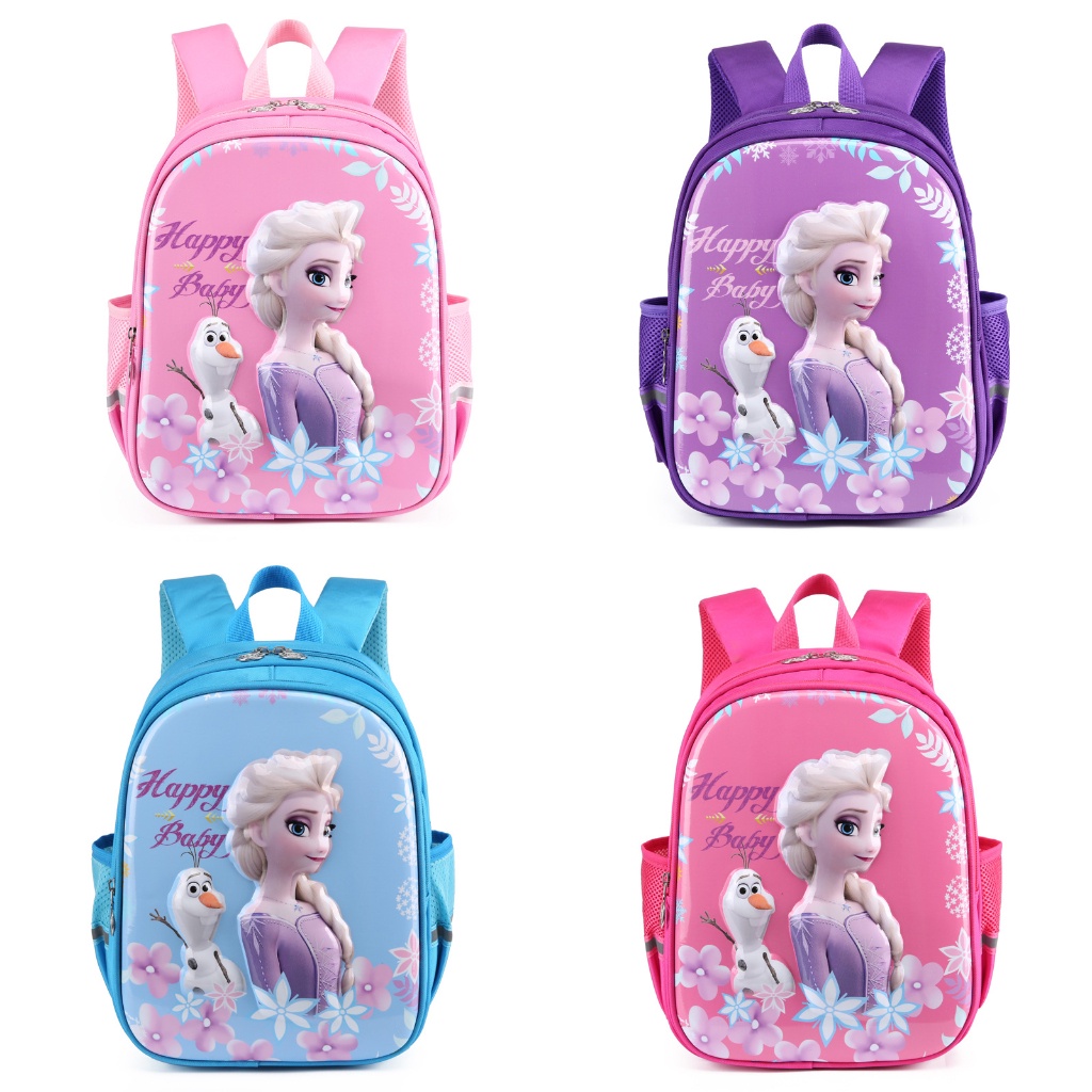 (BLTE15) Balo trẻ em hình 3D Elsa cho bé gái 4-5 tuổi