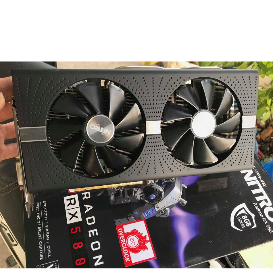 SAPPHIRE RX 580 8Gb 4Gb Vga Card Màn hình