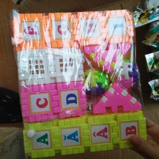 Bộ xếp hình Ô VUÔNG cho bé