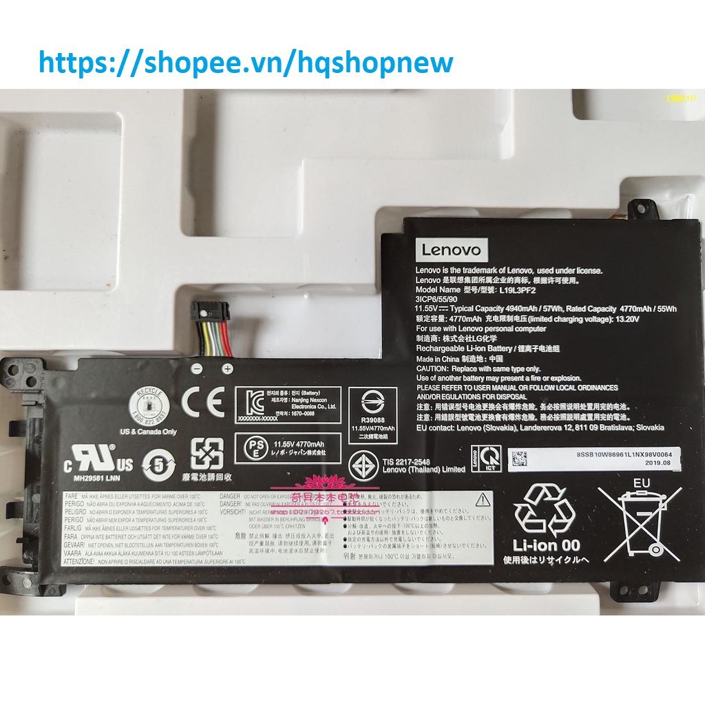 Pin Laptop lenovo IdeaPad 5-15IIL05 L19M3PF6