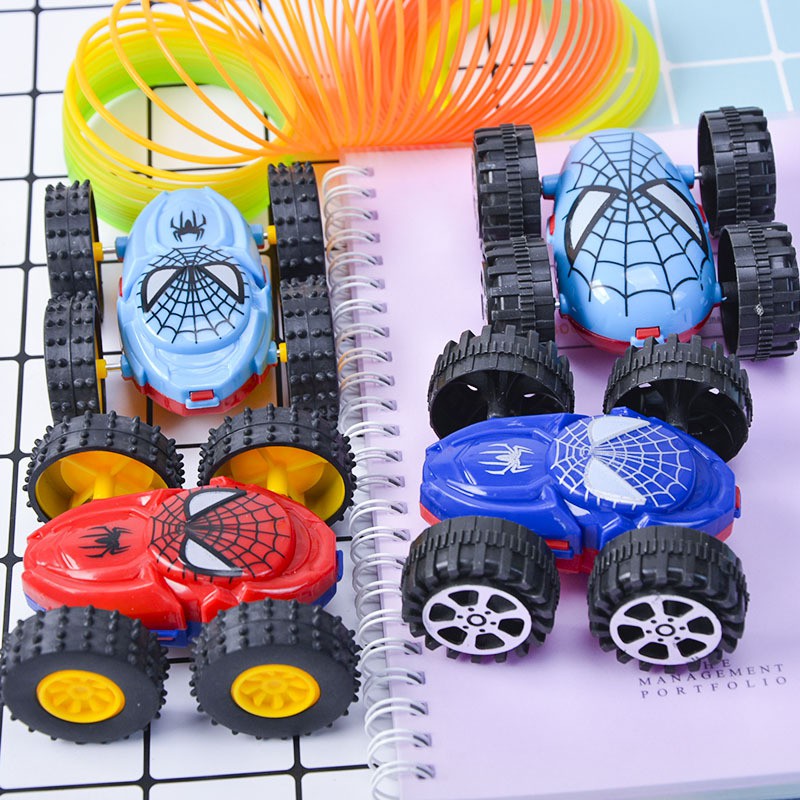 Mô hình đồ chơi xe ôtô địa hình siêu nhân nhện bánh to nhiều màu sắc