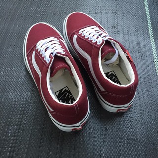 Giày V old skool đỏ mận