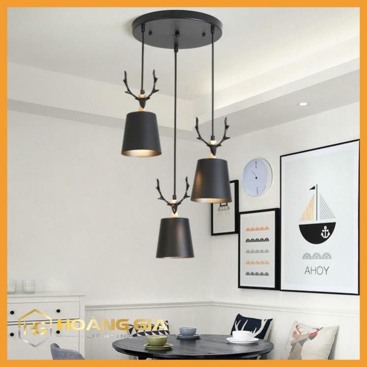 Đèn Thả Trần -  Đèn Thả Bàn Ăn Cao Câp Kèm Bóng LED Chuyên Dụng Và Đế Ốp Trần