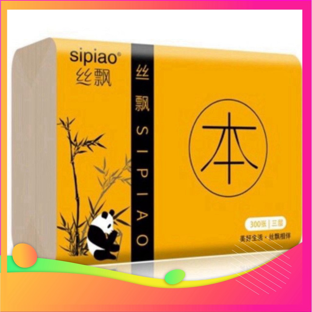 (HOT) CỰC HOT FREE SHIP Giấy Ăn Than Tre Gấu Trúc Hoạt Tính Siêu Dai SIPIAO Cao Cấp GIÁ TỐT CHỈ CÓ TẠI TIỆN ÍCH SHOP . /