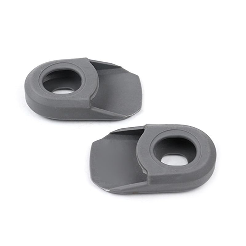 run 2pcs Bicycle Road Bike Fixed Gear Carbon Fiber Crankset Crank Protector Case Cover Cap