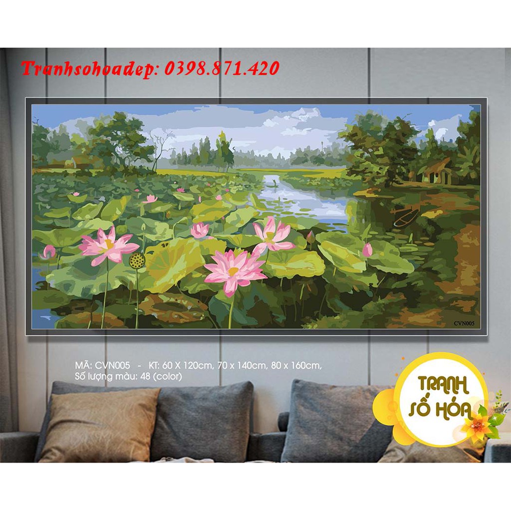 Tranh Sơn Dầu Số Hóa Chủ Đề Phong Cảnh Việt Nam T Art Hàng Có Sẵn | BigBuy360 - bigbuy360.vn