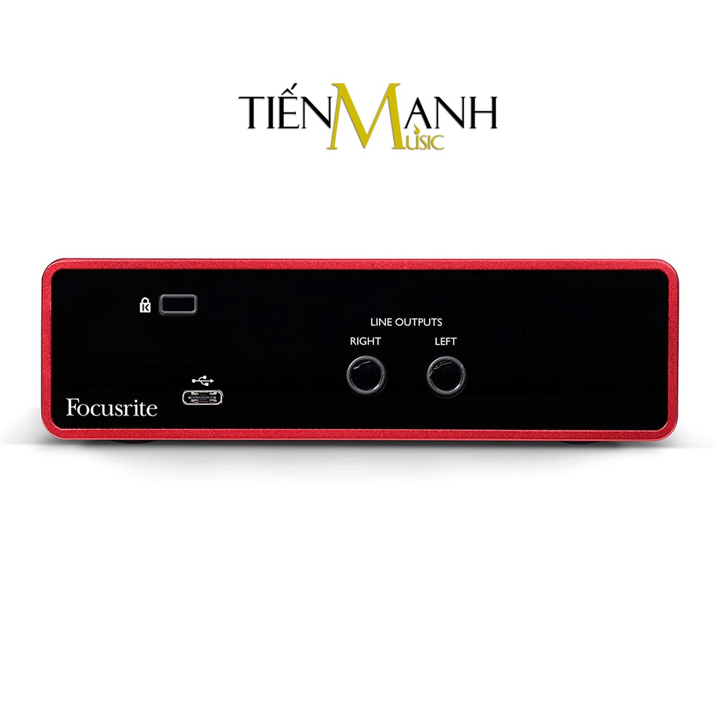 [Tặng Cable 3m] Focusrite Scarlett Solo Gen 3 Sound Card Âm Thanh - Focus USB Audio SoundCard (3rd - Gen3)