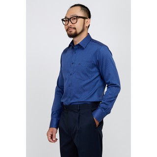 ÁO SƠ MI NAM mattana SLIM FIT DÀI TAY XANH HỌA TIẾT HOA VĂN MAM28190491703073