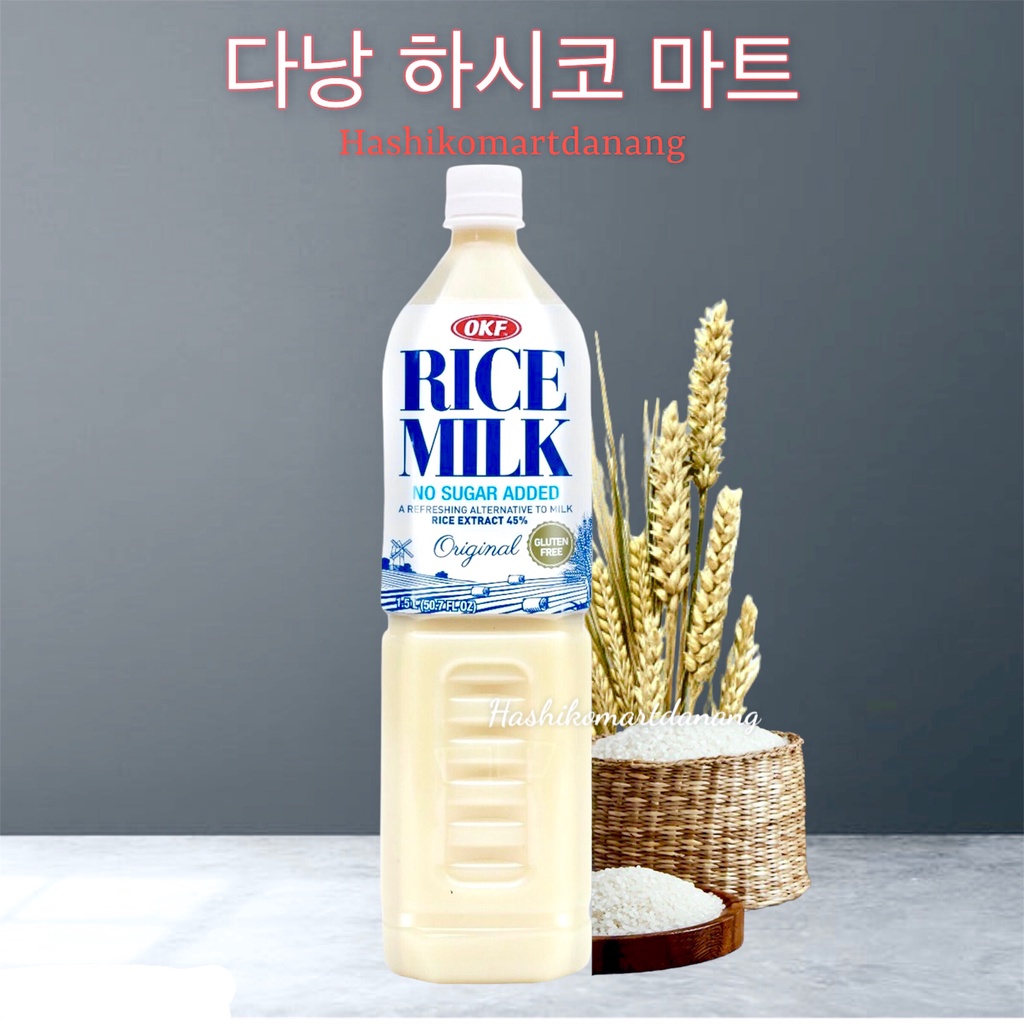 Nước sữa gạo không đường Hàn Quốc OKF 1.5l