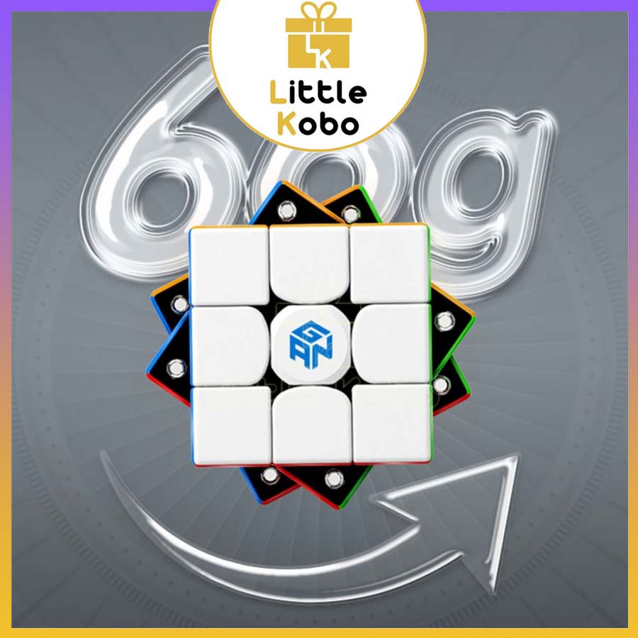 Rubik Gan 356 Air M Nam Châm Cao Cấp Gan356 Air M Rubic 3x3 Stickerless Không Viền