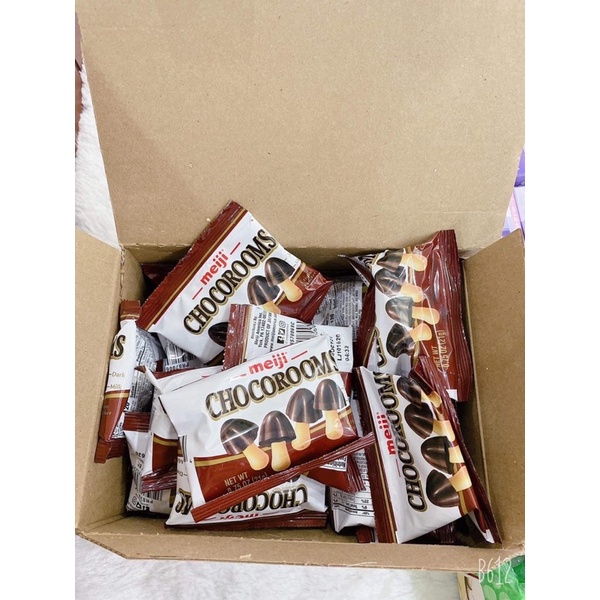 Bánh socola sữa nấm CHOCOROOMS MEIJI