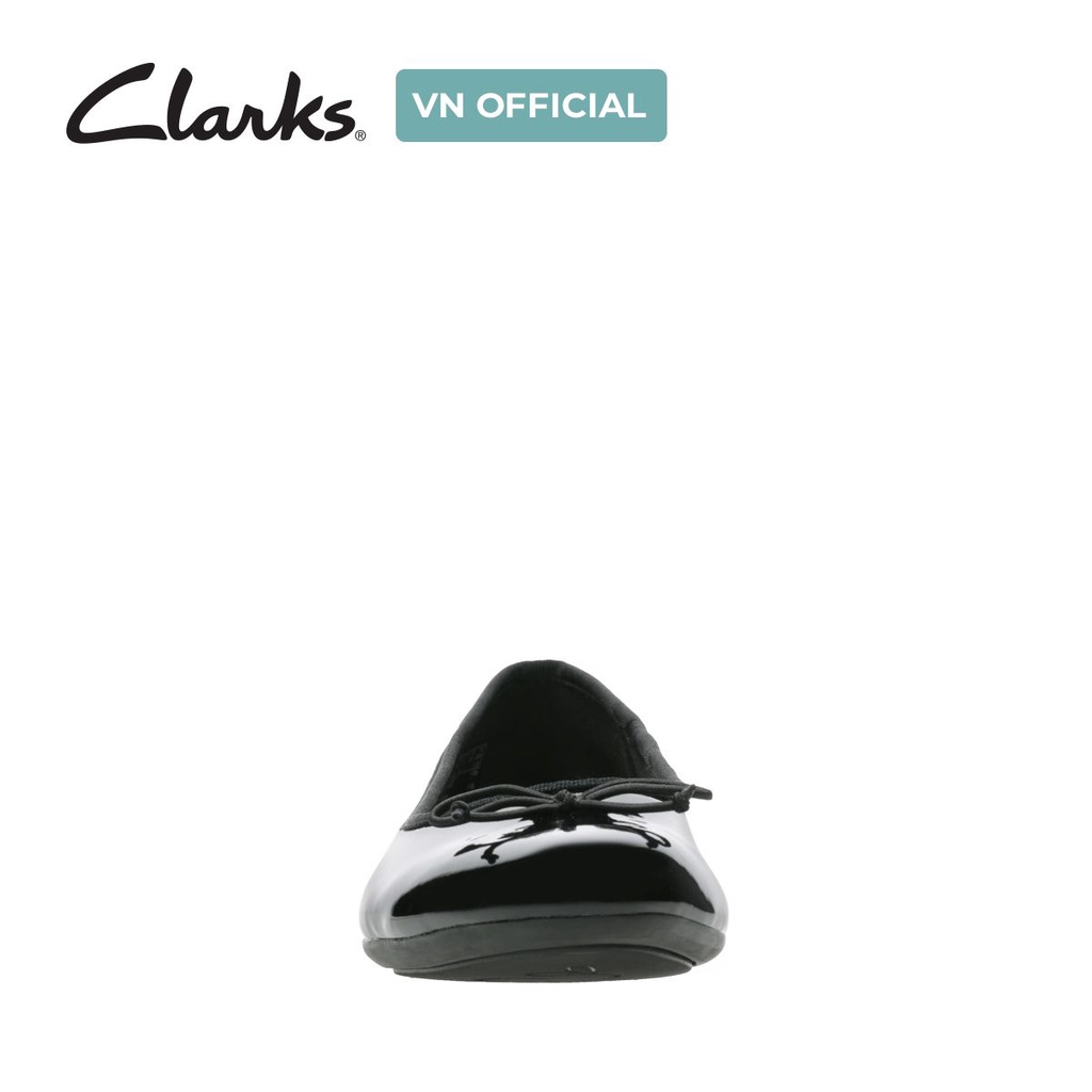 Giày Da Nữ Clarks Couture Bloom màu đen Patent
