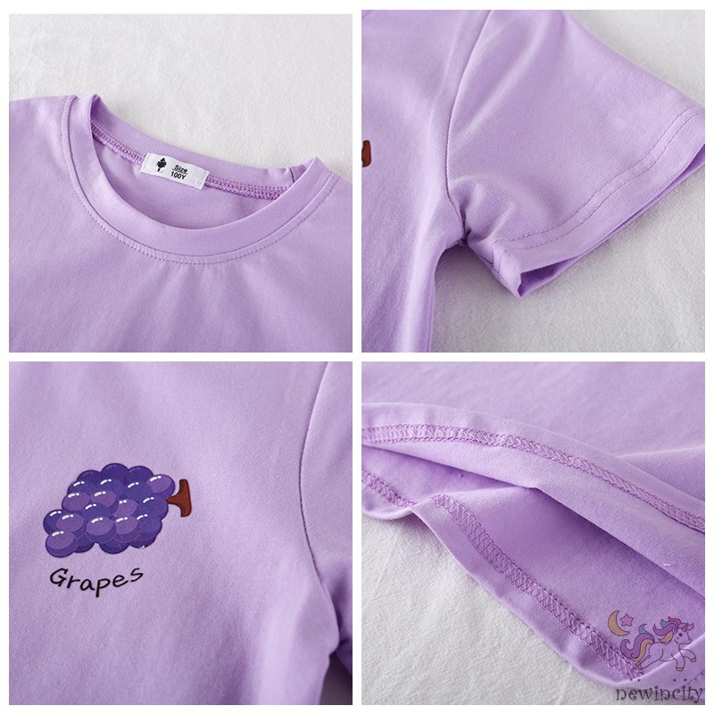 Áo Thun Ngắn Tay In Hình Hàn Quốc Cho Bé