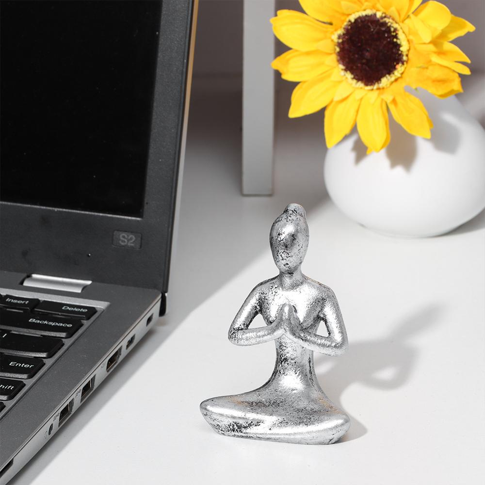 Tượng Hình Người Tập Yoga Dùng Để Trang Trí Bàn|Phụ Kiện Trang Trí Nhà Cửa Màu Sắc Bắt Mắt Độc Đáo