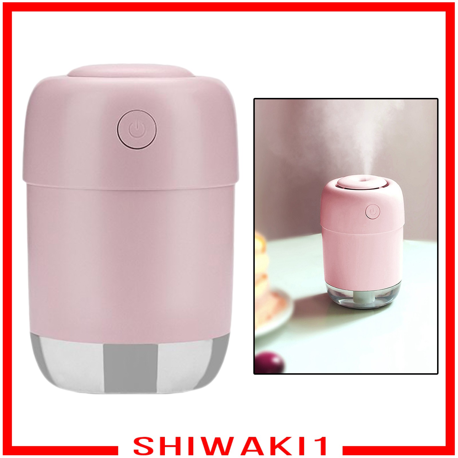 Máy Phun Sương Tạo Ẩm Mini Có Đèn Sạc Usb Chất Lượng Cao Tiện Dụng Shiwaki1