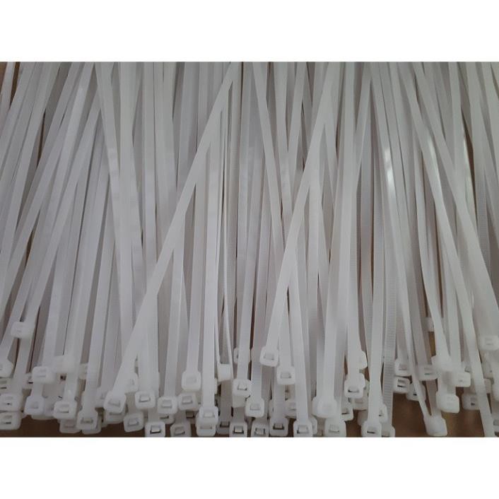 DÂY RÚT NHỰA MÀU TRẮNG 1 BỊCH 100 SỢI ĐỦ SIZE 10CM,15CM,20CM,30CM