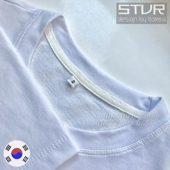 Chuyên Sỉ Áo Thun Tay Lỡ Nam Nữ Màu Trơn x Vải Cotton Da Cá Dày Cao Cấp (Korea) | Unisex Oversized-fit Tshirt STVR VN ་