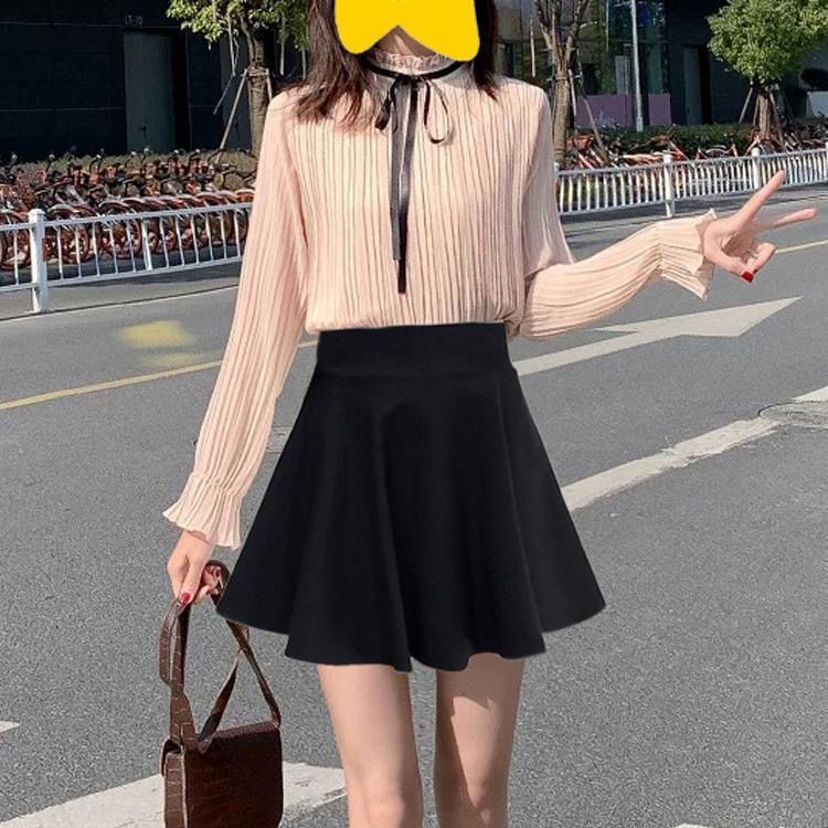 2021 new girls pleated skirt Korean fashion trend net red high waist slim a-line puff short | BigBuy360 - bigbuy360.vn