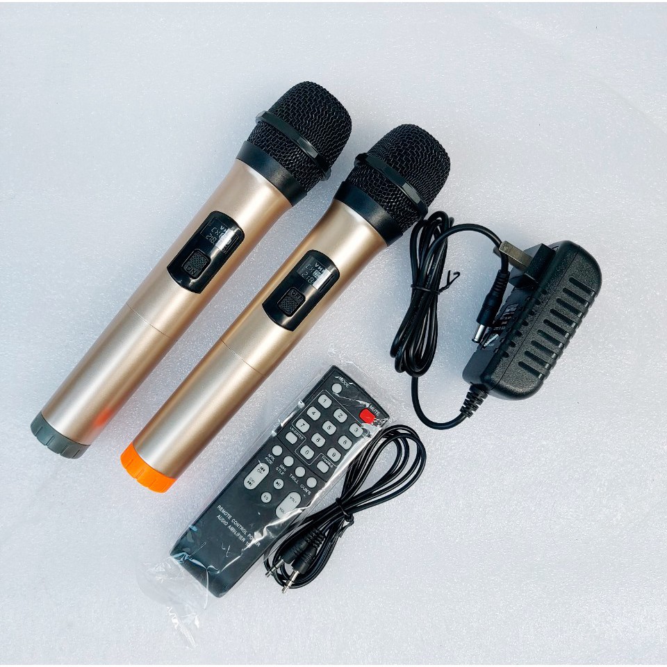 Loa kéo 3 tấc M-smart MS-V12, công suất lớn, bass trầm ấm, âm thanh chuyên nghiệp, 2 micro