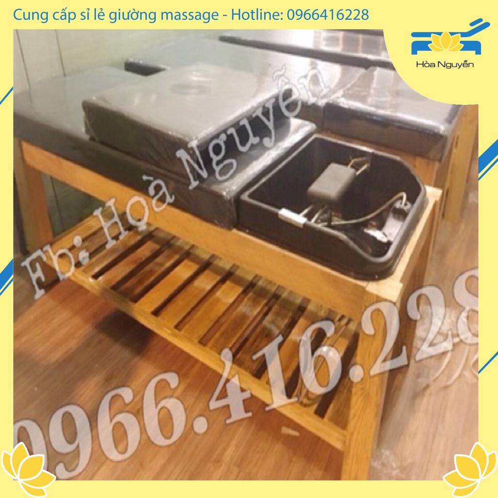 GIƯỜNG GỘI ĐẦU 2IN1 GỖ TỰ NHIÊN