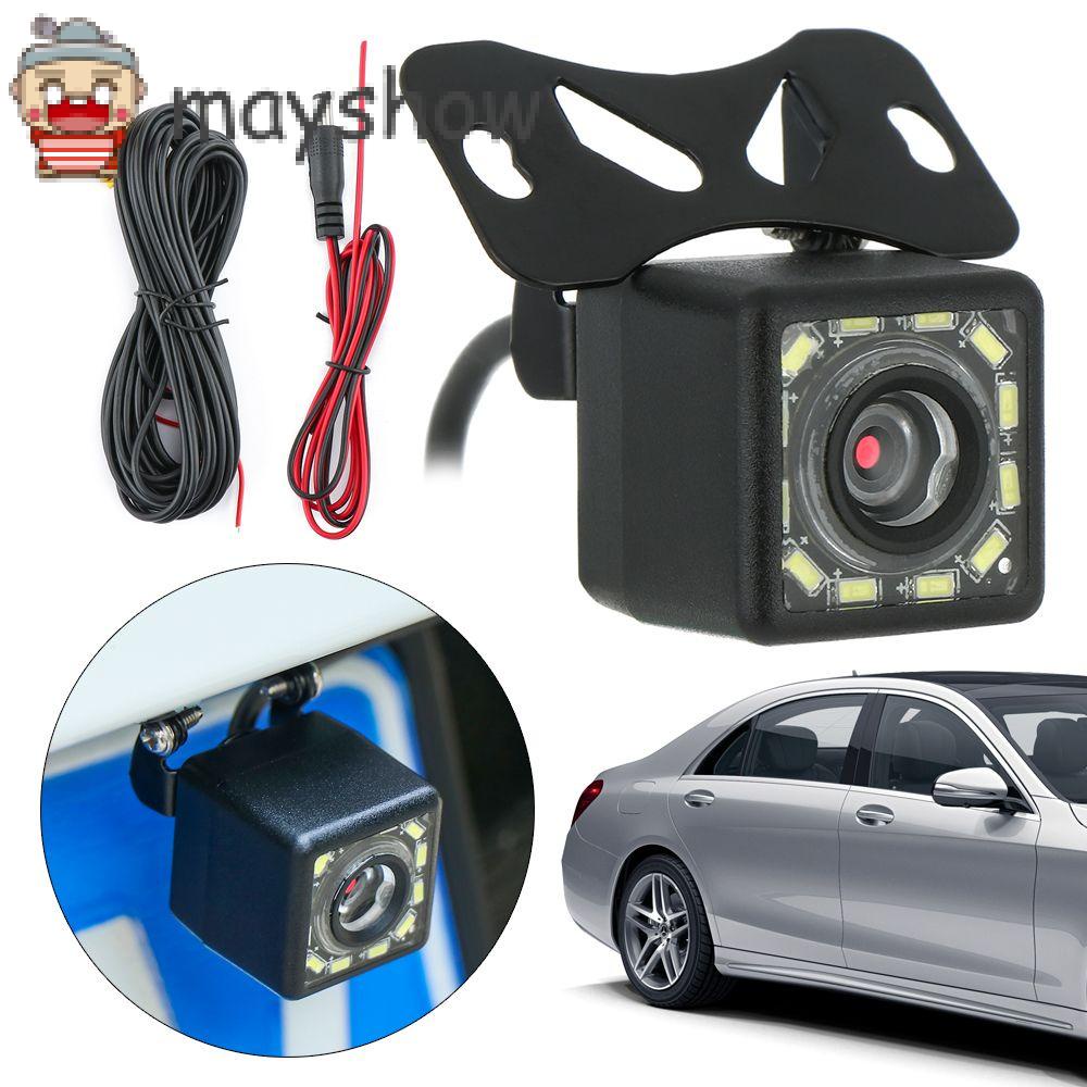 MAYSHOW with Cable Rear View Camera Night Vision 12LED Backup Cam 170 Degree Wide Angle HD Recording Waterproof for Car SUV Van Reverse Parking Using | BigBuy360 - bigbuy360.vn