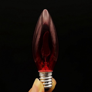 Bóng Đèn LED E12 E14 AC 220V Hình Ngọn Lửa Phong Cách Phật Giáo