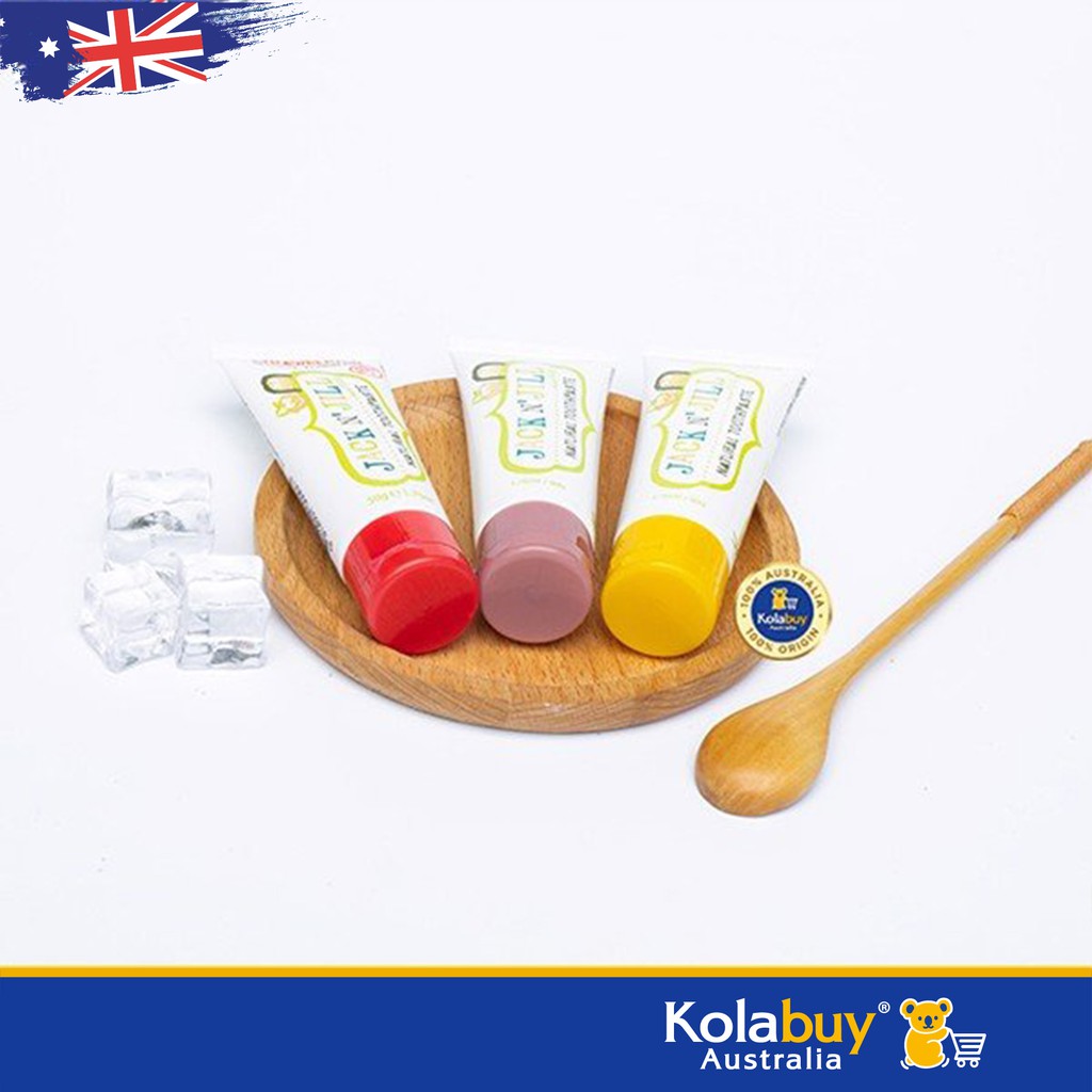 Kem đánh răng cho bé Úc Jack N Jill Natural Toothpaste 50g