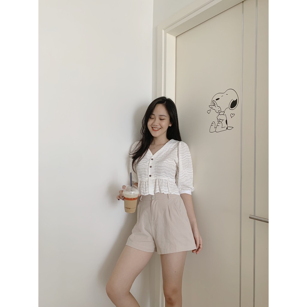 Quần đùi đũi nhăn QB166 1994closet | BigBuy360 - bigbuy360.vn