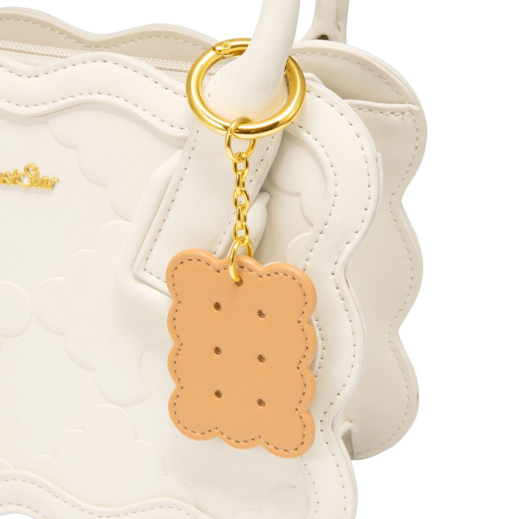 Túi xách nữ đẹp Just Star dễ thương thời trang phom chữ nhật charm bánh quy ViAnh Store 172898