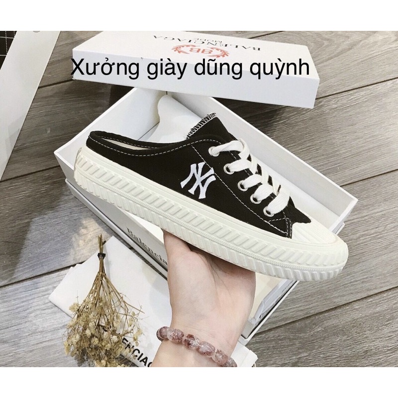Giày sục nữ đạp gót ny fom to