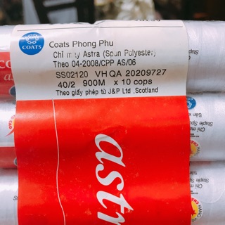 Chỉ may Coast astra lõi 900m