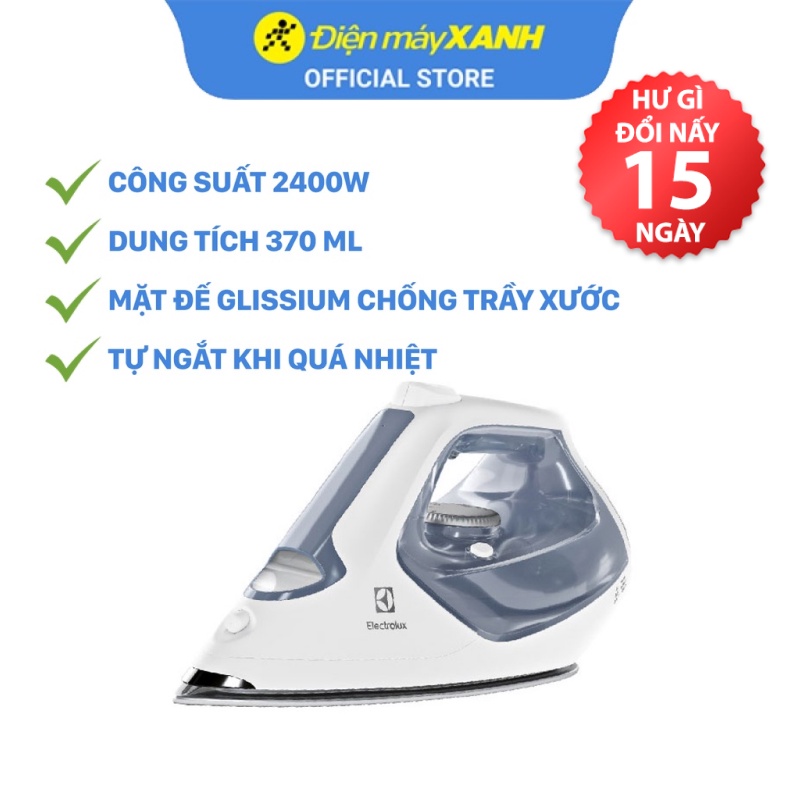 Bàn ủi hơi nước Electrolux E6SI1-60WB