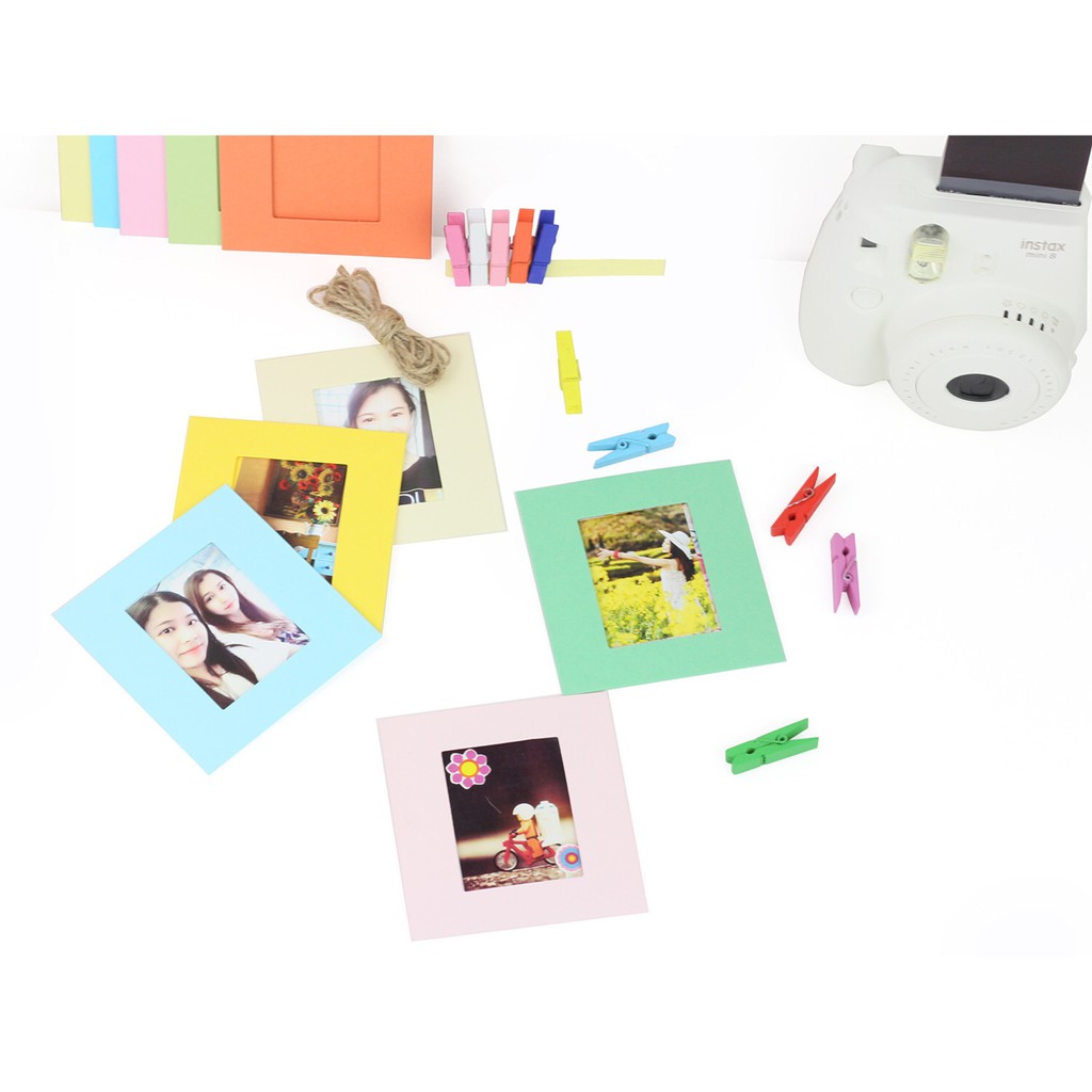 Khung Ảnh Nhiều Màu Cho Hình Chụp Từ Máy Ảnh Fujifilm Instax Mini 11 9 8 8 + 70 7s 90 26