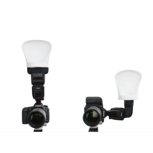 Đèn flash tản sáng SELENS 3 trong 1 có tấm chắn với 7 lọc màu gel và đế gắn nam châm tiện lợi