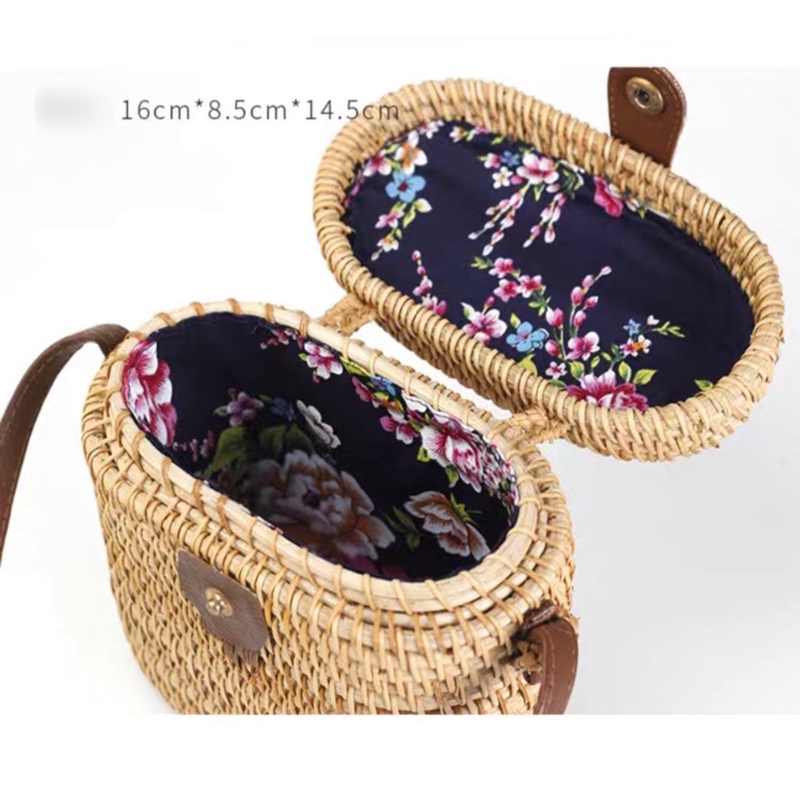 Túi mây/túi cói phong các boho vintage thời trang độc lạ