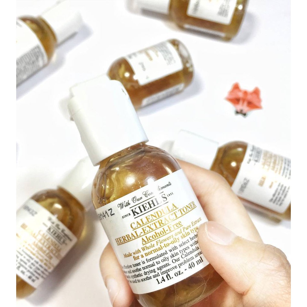 Nước hoa hồng hoa cúc Kiehl's Calendula Herbal-Extract Toner Alcohol-free - mini 40ml-75ml