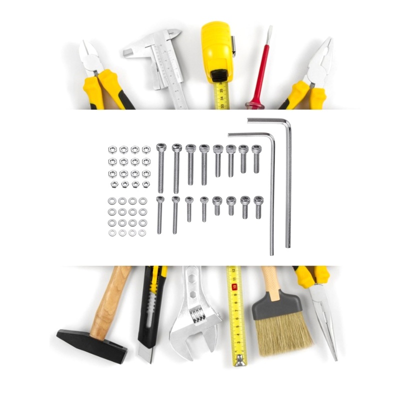 Bộ 50 Đầu Vít Lục Giác Bằng Thép Không Gỉ Thông Dụng