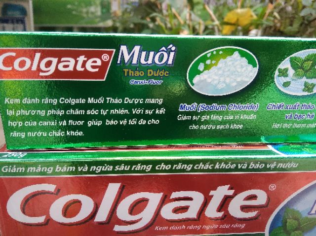 KEM ĐÁNH RĂNG COLGATE MUỐI THẢO DƯỢC 250G