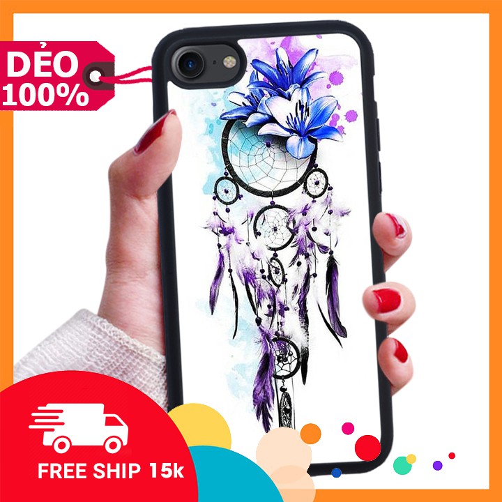 ỐP LƯNG DẺO IPHONE 7 /8 ĐỦ DÒNG HÌNH NỀN DREAMCATCHER ĐA DẠNG PHỦ BÓNG NHƯ GƯƠNG