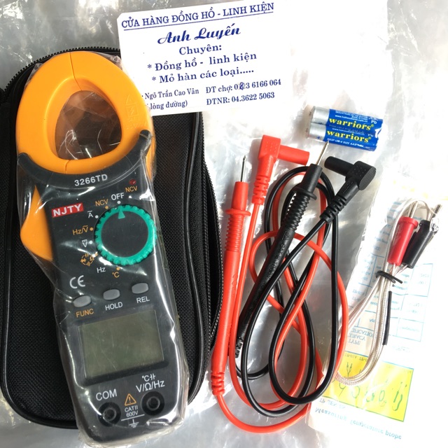 Đồng hồ ampe kìm 3266TD