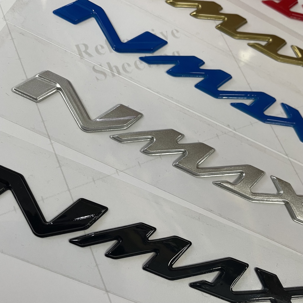 Phụ kiện biểu tượng xe máy Yamaha Nmax Logo 3D v1 v2 1 Cặp