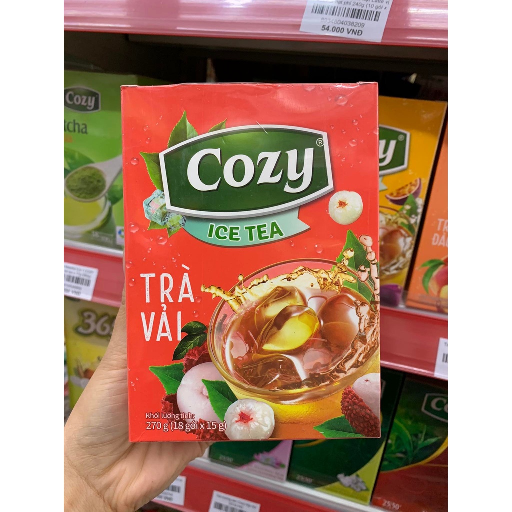 Trà Cozy Icetea hòa tan  hộp 270g