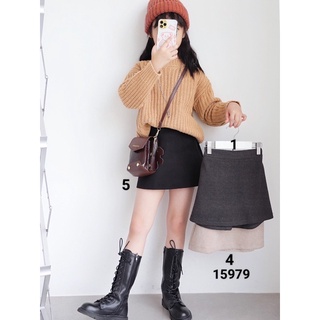 Chân váy dạ chữ A duy nhất màu đen