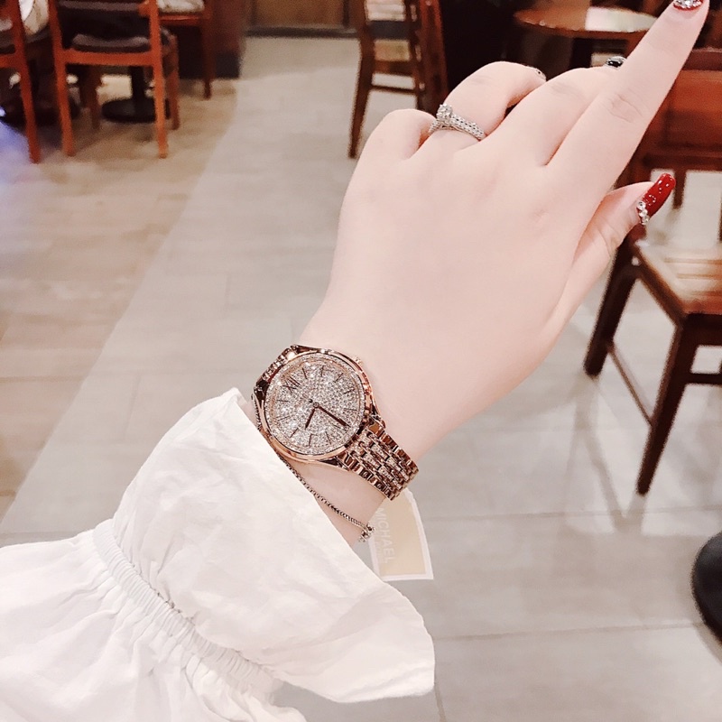 Đồng hồ nữ Michael Kors MK rose gold .